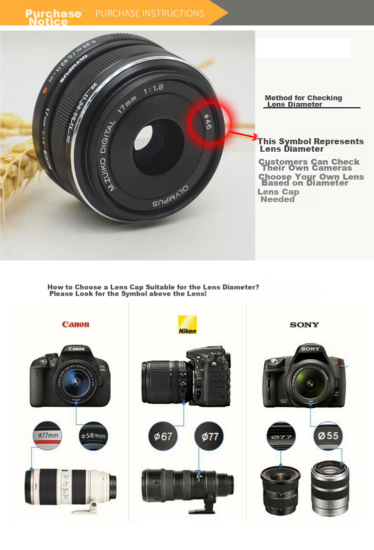 Бленда для объектива Canon Earlymen 49 мм, защитная крышка для объектива, совместима с Canon 15-45 мм EF50mm f/1.8 STM, Xiaotangyu, M6, M3, M10, M5, M100