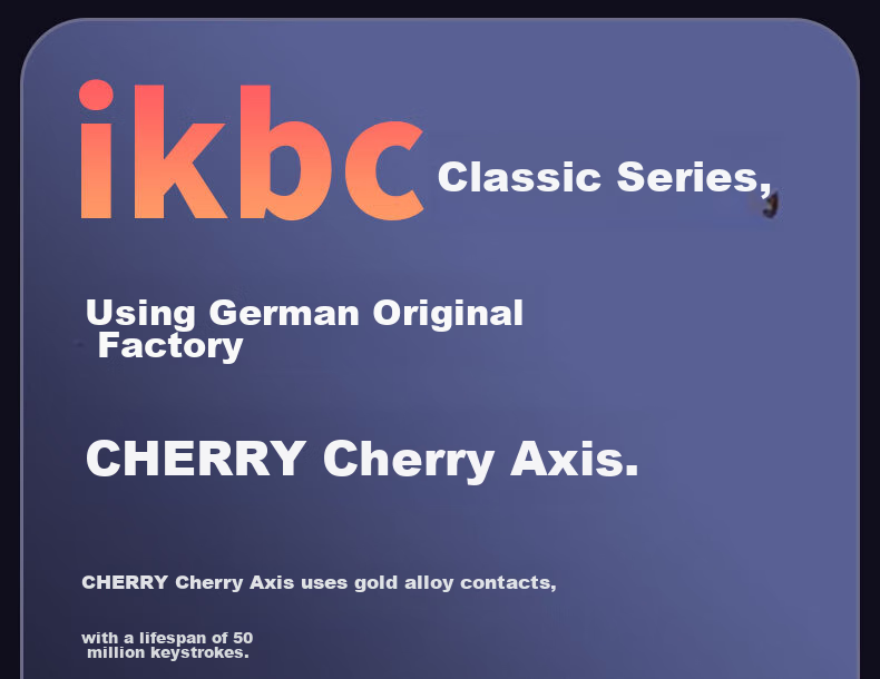 Механическая клавиатура ikbc C108 Wired White Red Switch, 108 клавиш, проводная, белая