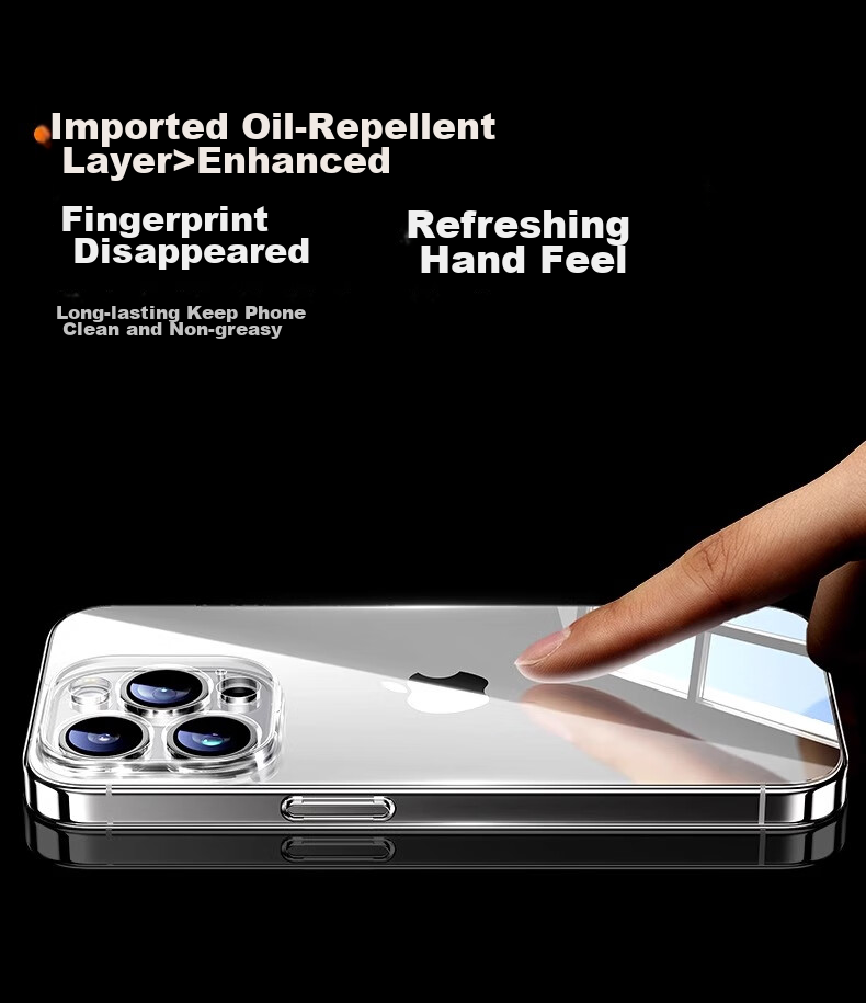 Противоударный чехол DIVI для Apple iPhone 15 Pro Max, прозрачный силиконовый, ультратонкий, защита от падений, простой стиль, с полной защитой
