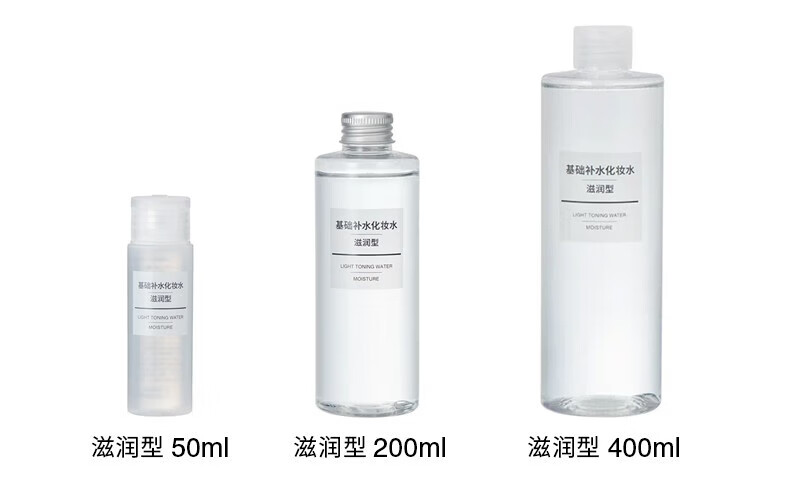 无印良品（MUJI）基础补水化妆水 护肤爽肤水 清爽滋润保湿水湿敷水 高保湿型400ml
