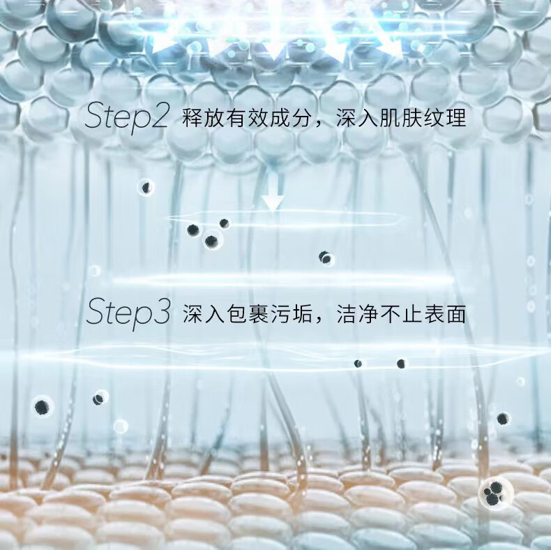 美帕（MEDSPA）蓝胖子洗面奶男女洁面50ml氨基酸温和清洁卸妆保湿新年礼物送女友