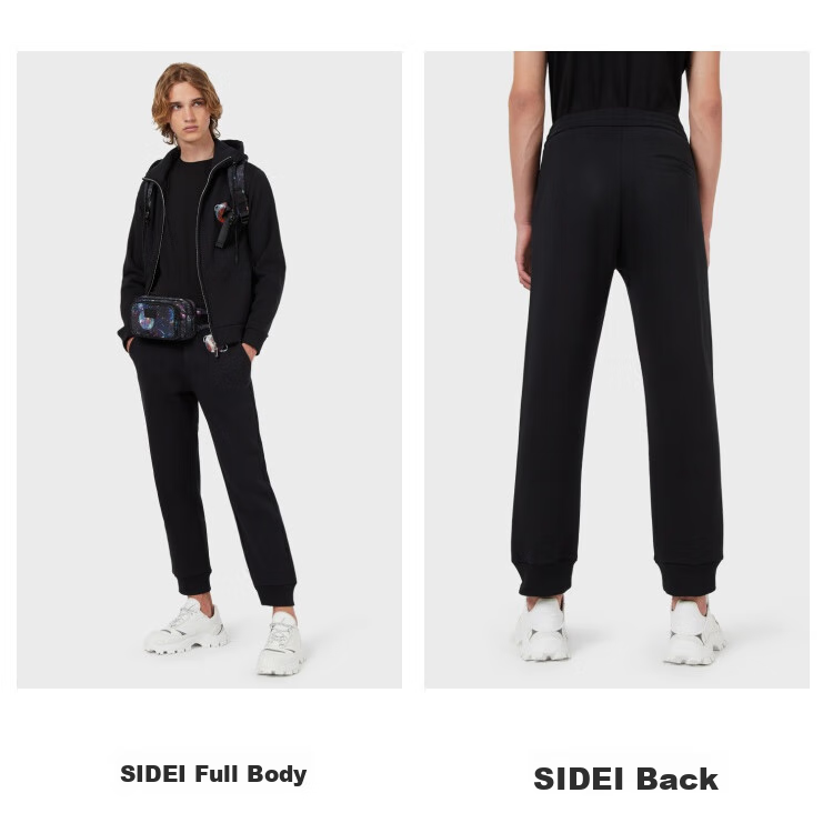 ARMANI EMPORIO ARMANI Мужские спортивные повседневные брюки с затягивающимся шнурком