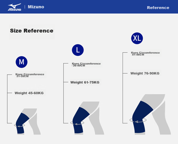 MIZUNO Наколенники для спорта, бега, туризма, при травмах мениска, для мужчин и женщин, специализированы для баскетбола, бадминтона, при синовите, размер XL, 2 шт.