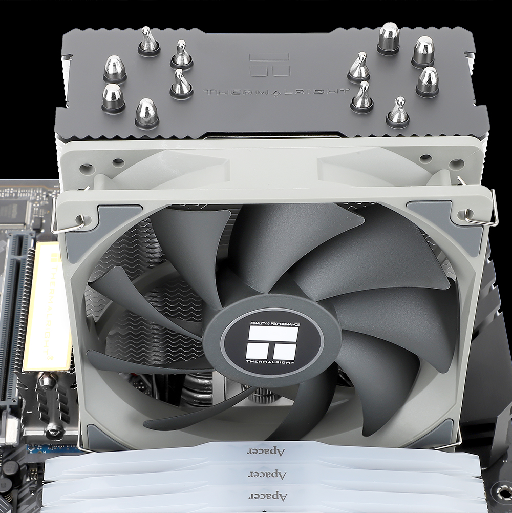 Кулер для процессора Thermalright Burst Assassin 120, 6 тепловых трубок, медное основание, воздушное охлаждение, BA120