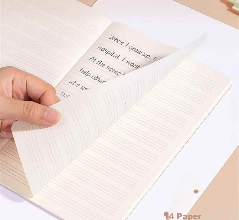 Дневник Deli "English Notebook" A5, 30 листов, сшитый, крафтовая бумага, набор из 5 штук