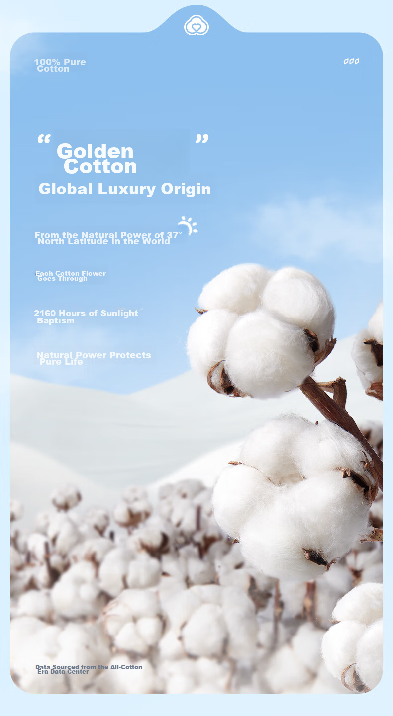 Влажные салфетки PurCotton для детей, 100% хлопок, 100 шт. в упаковке, 18 упаковок в комплекте