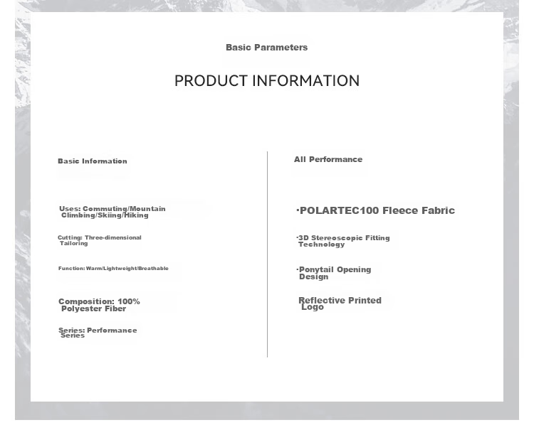 Флисовая шапка Pelliot P Series для мужчин и женщин, теплая шапка для альпинизма, ветрозащитная спортивная шапка для катания на лыжах 165034013 Черный