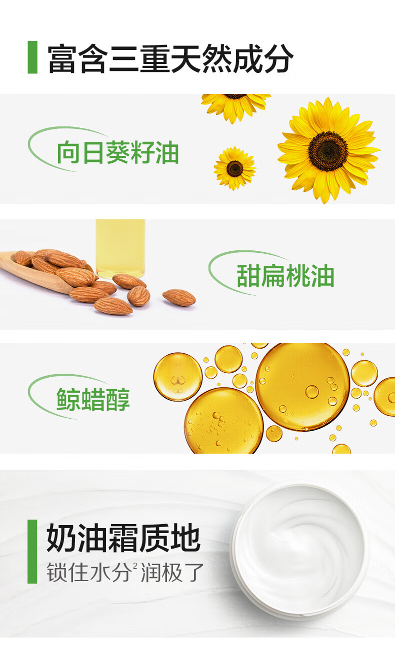 丝塔芙（Cetaphil）舒润保湿霜550g（乳液面霜身体乳补水保湿进口大白罐不含烟酰胺）