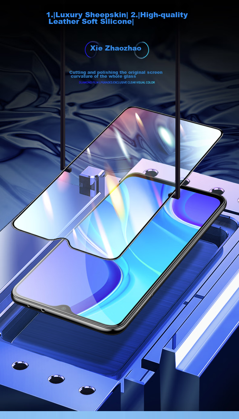 Защитное стекло MAIKUQI для Xiaomi Redmi 9A, полноэкранное, HD, прозрачное, защита от отпечатков пальцев, 2 шт.