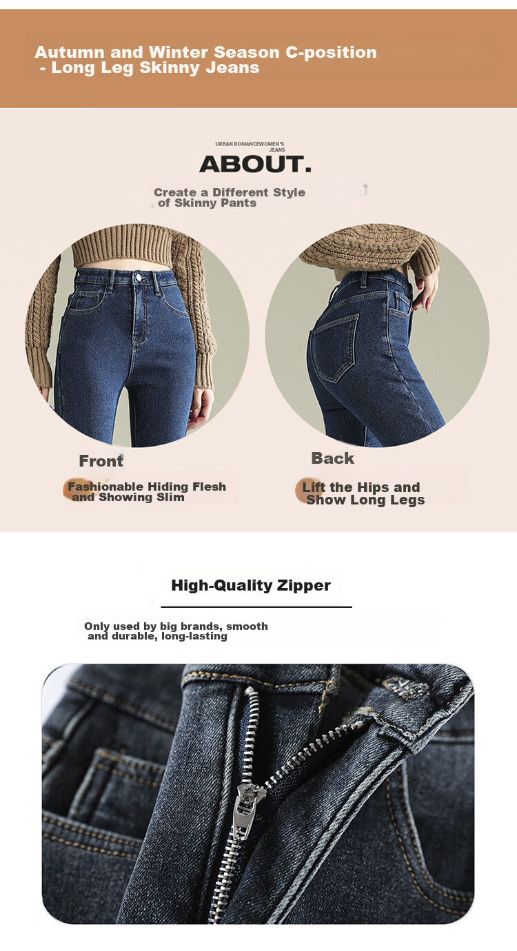 Джинсы Jeanswest женские, осень 2025, узкие, с высокой талией, черные, размер 28