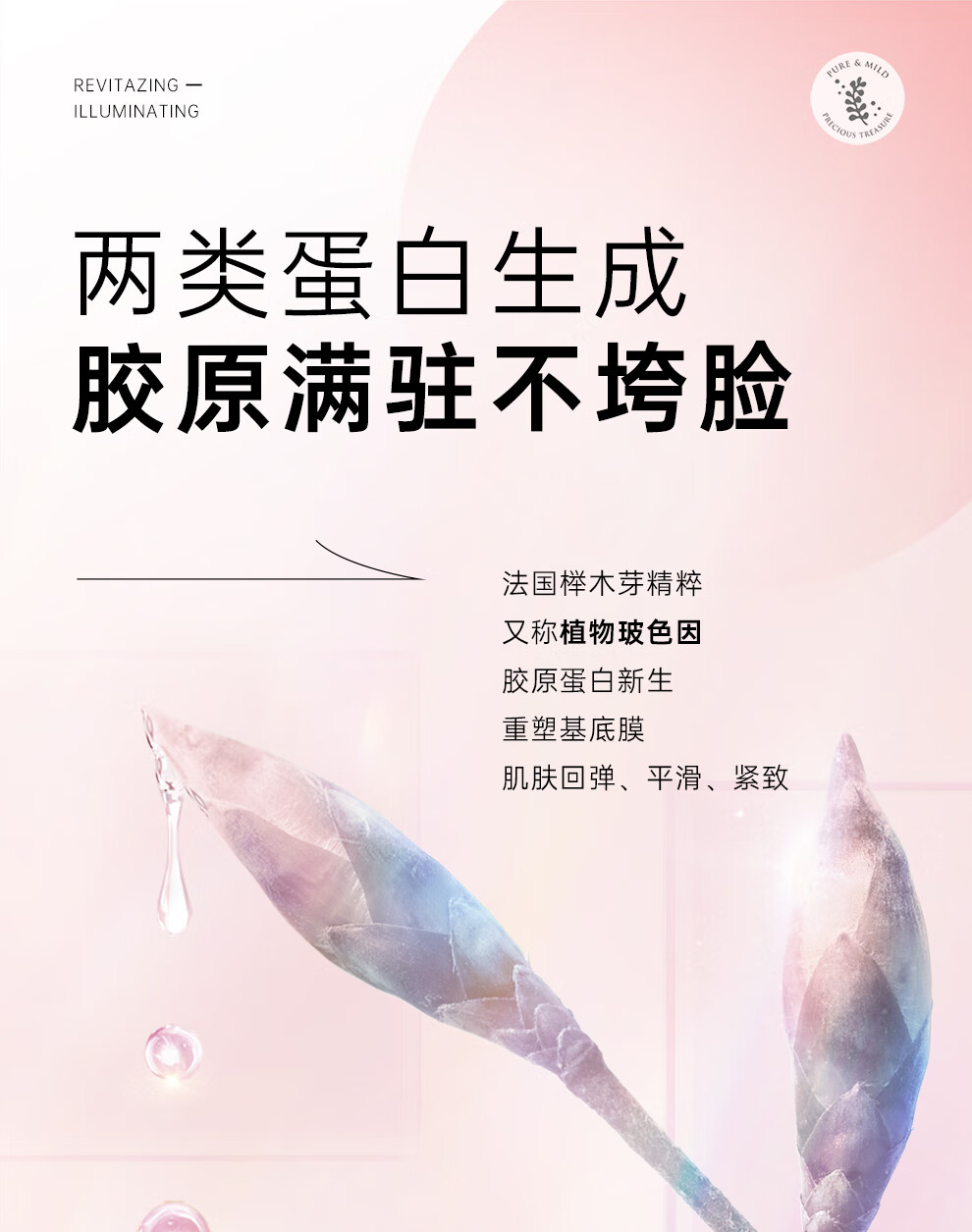 泊美（PURE & MILD）焕活光采保湿补水水乳(水150ml+乳120ml) 淡化细纹