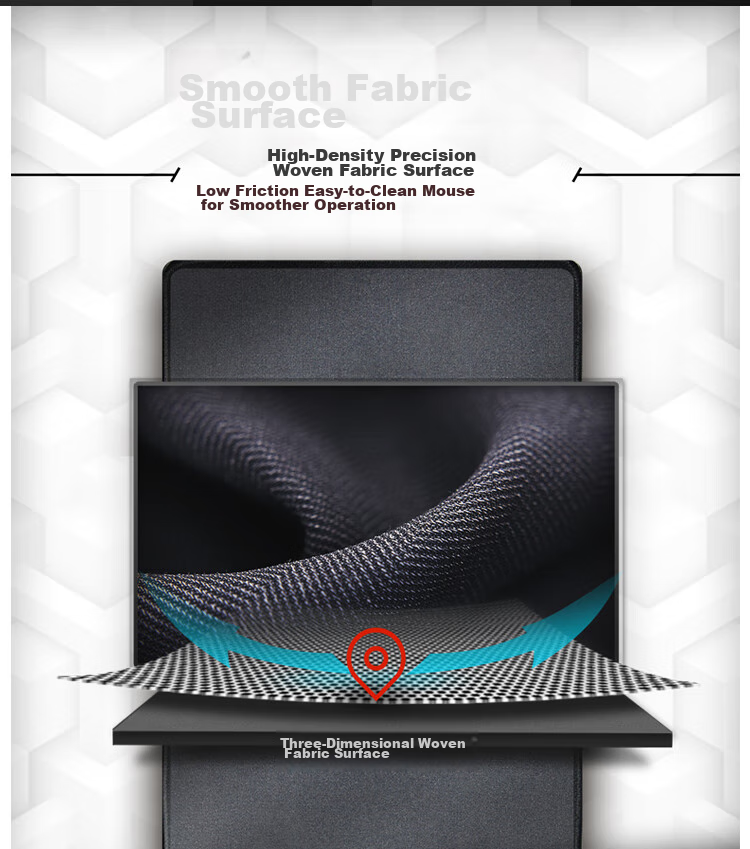 Игровой коврик для мыши MACHENIKE GP-M303, размер 30x25 см, черный