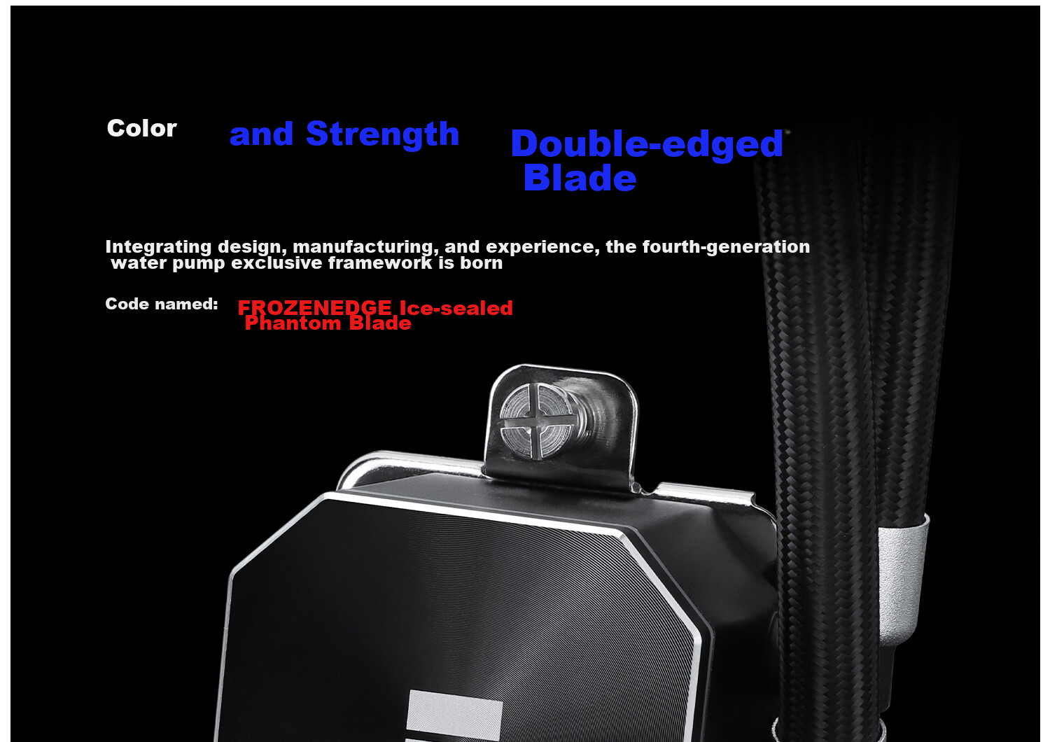 Система охлаждения Thermalright Frozen Edge 240 BLACK, жидкостный охладитель CPU, металлическая пластина, FE240 BLACK