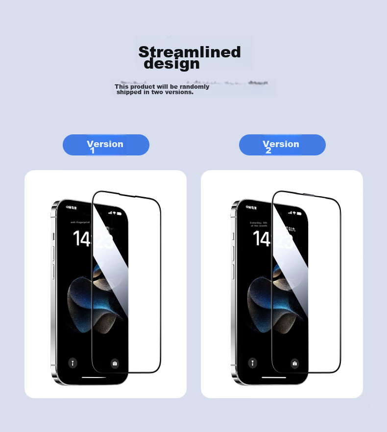 Защитное стекло PISEN для iPhone 15 Pro Max, закаленное, полное покрытие, 2 шт.