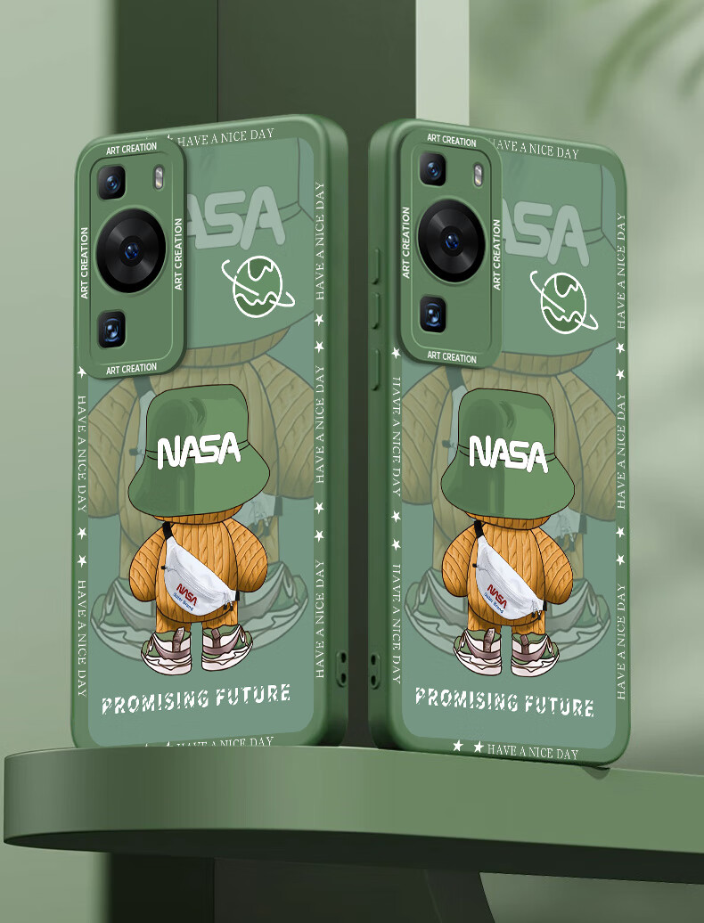 Чехол NEYAA для Huawei P60/P60 Pro, защита объектива, противоударный силикон, тонкий, с рисунком, черный
