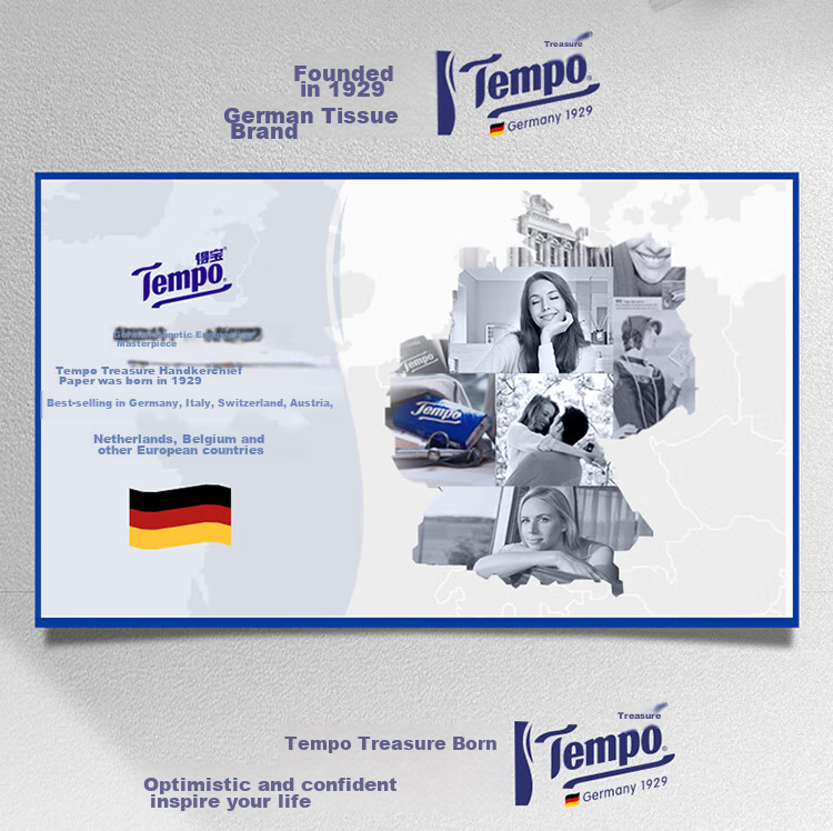 Кухонные бумажные полотенца TEMPO Yibo's Choice, 3 рулона, 66 листов в каждом, мгновенное впитывание масла, для ленивой уборки