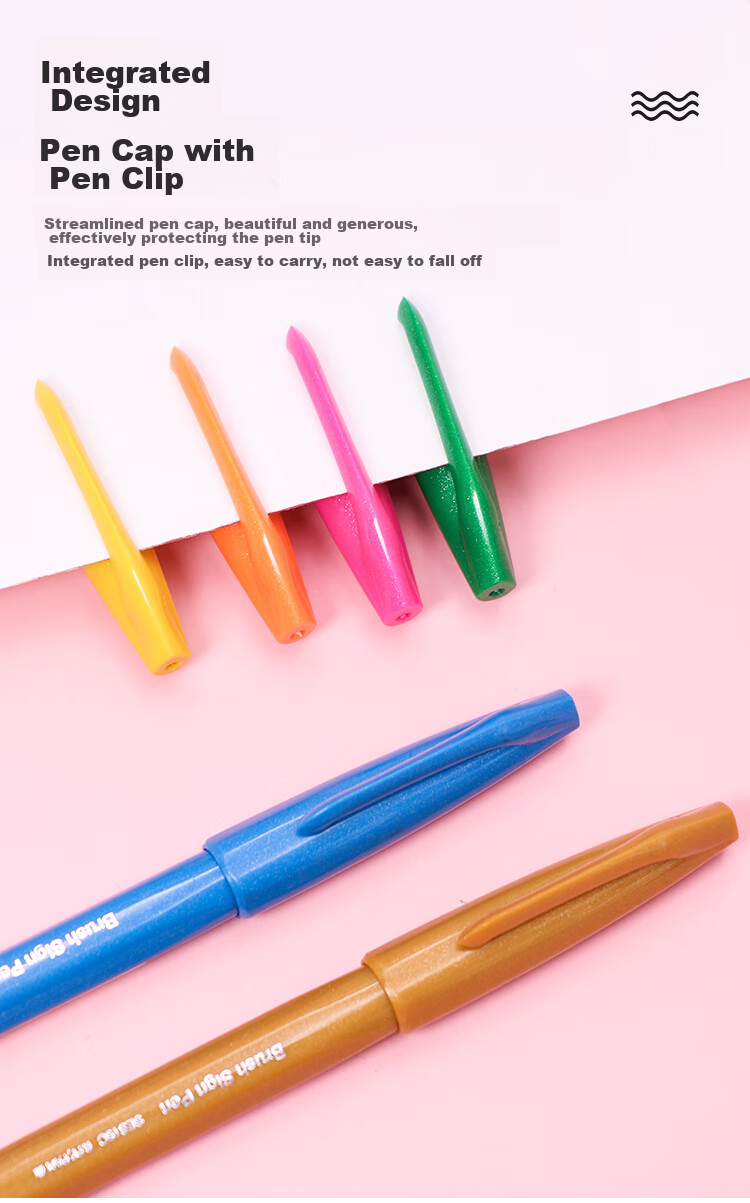 Маркер Pentel SES15C, фиолетовый, с мягкой кистью, для каллиграфии и рисования, 1 шт.