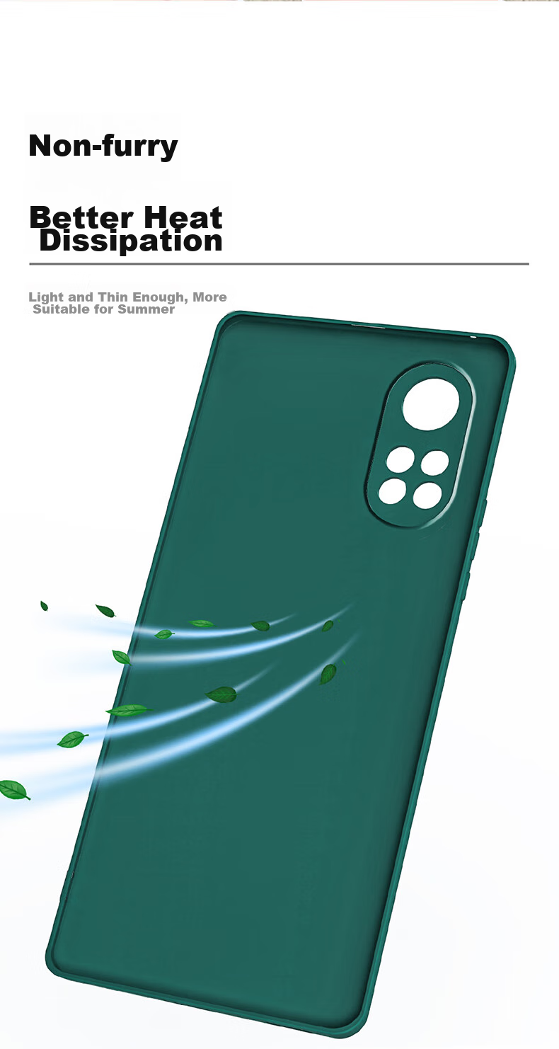 Чехол HotFire для Huawei Nova 8, Honor V40 Light Luxury Edition, противоударный силиконовый с защитой камеры, простой стиль, черный