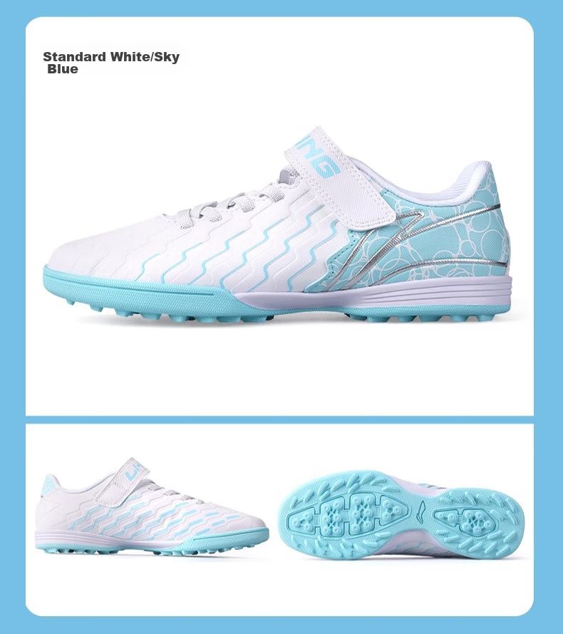 Футбольные бутсы Li-Ning для детей, модель Jin Series, зеленые, размер 32