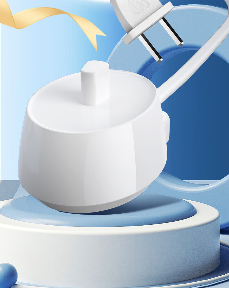 Зарядное устройство для электрической зубной щетки Shishan, совместимое с Oral-B Braun D12/D16/D100/3709/PRO600/PRO700/PRO1000/PRO2000/PRO3000, белое