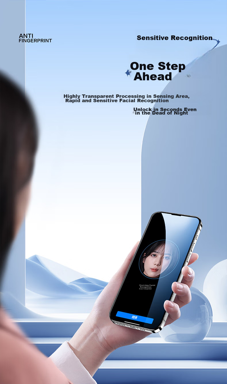 Защитное стекло PISEN для iPhone 16/15, противоударное, с защитой от отпечатков пальцев и конфиденциальности, прозрачное, 2 шт.
