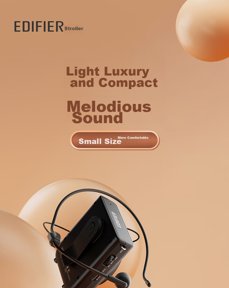 Портативный усилитель Edifier MF3 Mini, проводной, черный
