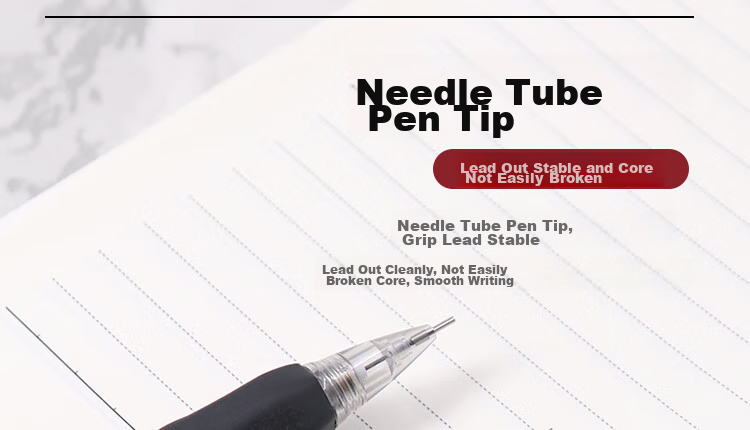 Механический карандаш Pentel PD255, 0.5 мм, черный, для студентов, с ластиком