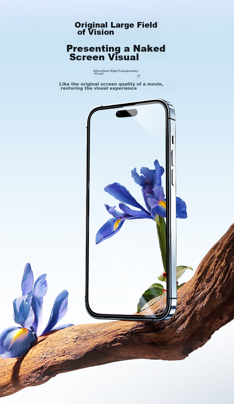 Защитное стекло PISEN для iPhone 15 Pro, полноэкранное, антибликовое, антиотпечатки, противоударное, 2 шт.