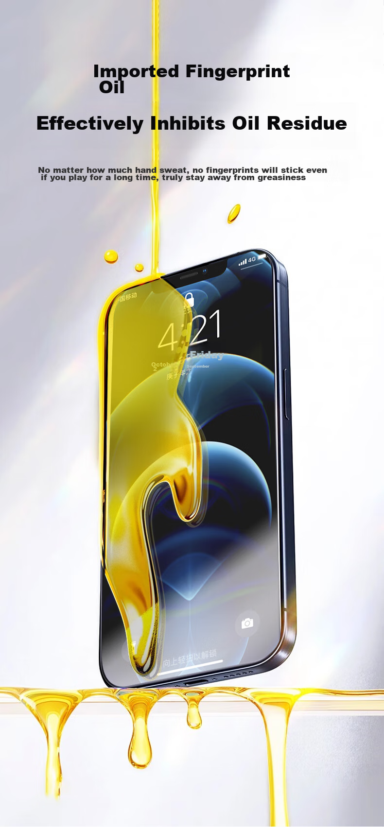 Защитное стекло для экрана DIVI для Apple iPhone 12 Pro Max, противоударное, антибликовое, антишпионское, 2 шт.