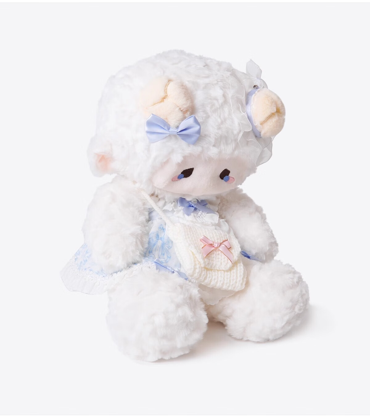 Мягкая игрушка Zeouji "Puff Lamb" Пушистый ягненок, подарок на День святого Валентина, милый плюшевый зверек для девочек
