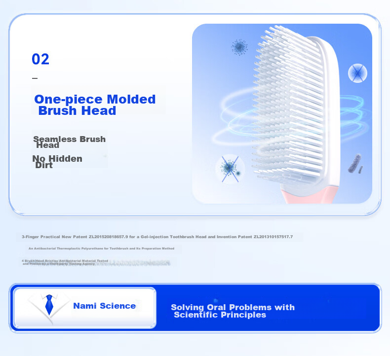 Зубная щетка Namei Nano Soft Bristle, для взрослых, 12 шт.