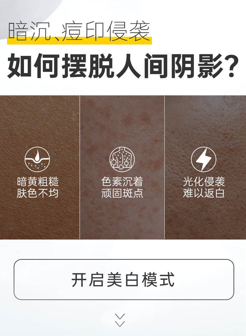 C咖【王一博同款】烟酰胺美白面膜补水保湿淡化斑点提亮肤色面膜女