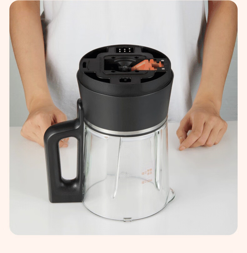 美的（Midea）智能破壁机家用智能多功能加热破壁料理机豆浆机果汁机早餐机榨汁机辅食机PB15X3-143C