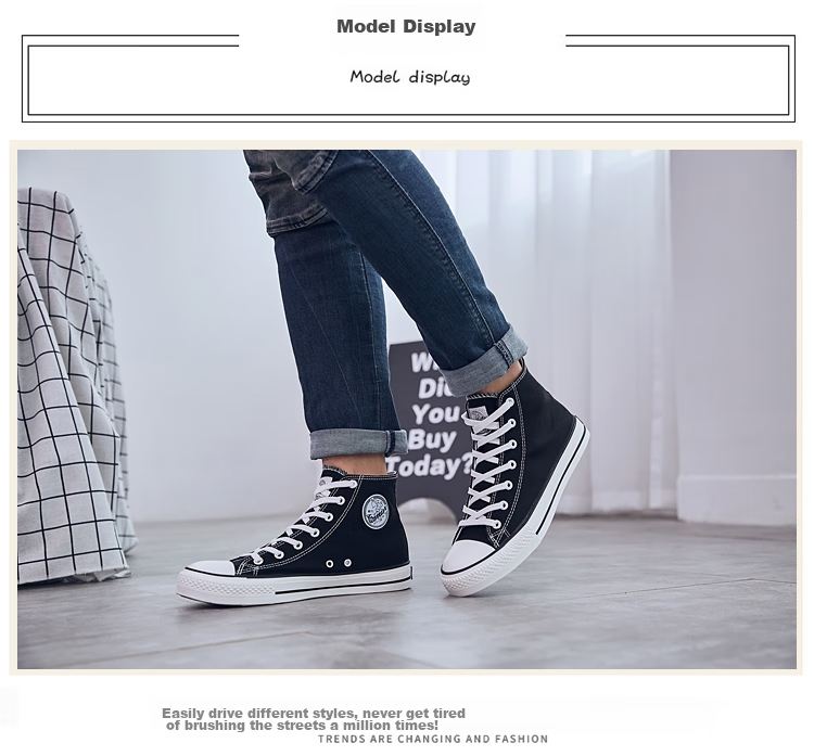 Кроссовки Warrior High-Top Canvas Shoes, унисекс, повседневные, дышащие, с резиновой подошвой, мужские/женские, студенческие, WXY473, белые, размер 36