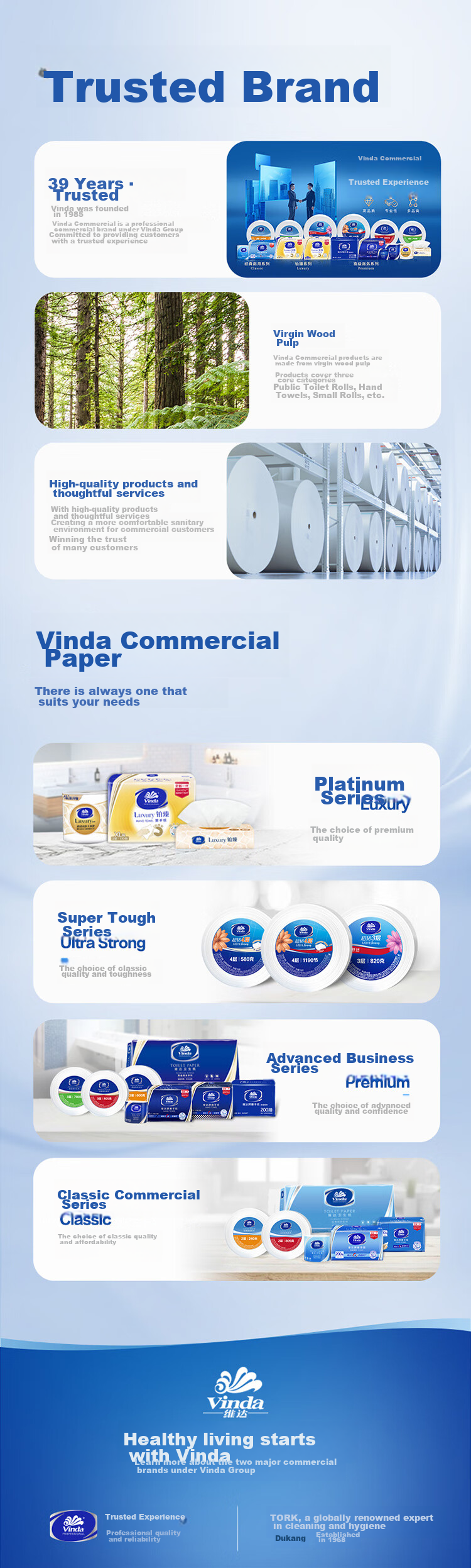 Туалетная бумага Vinda