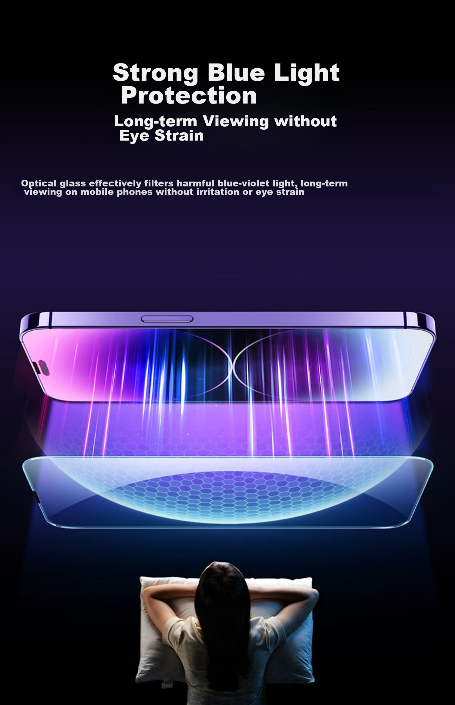 Защитное стекло DIVI для Apple iPhone 12/12 Pro, антишпионское, противоударное, 2 шт.