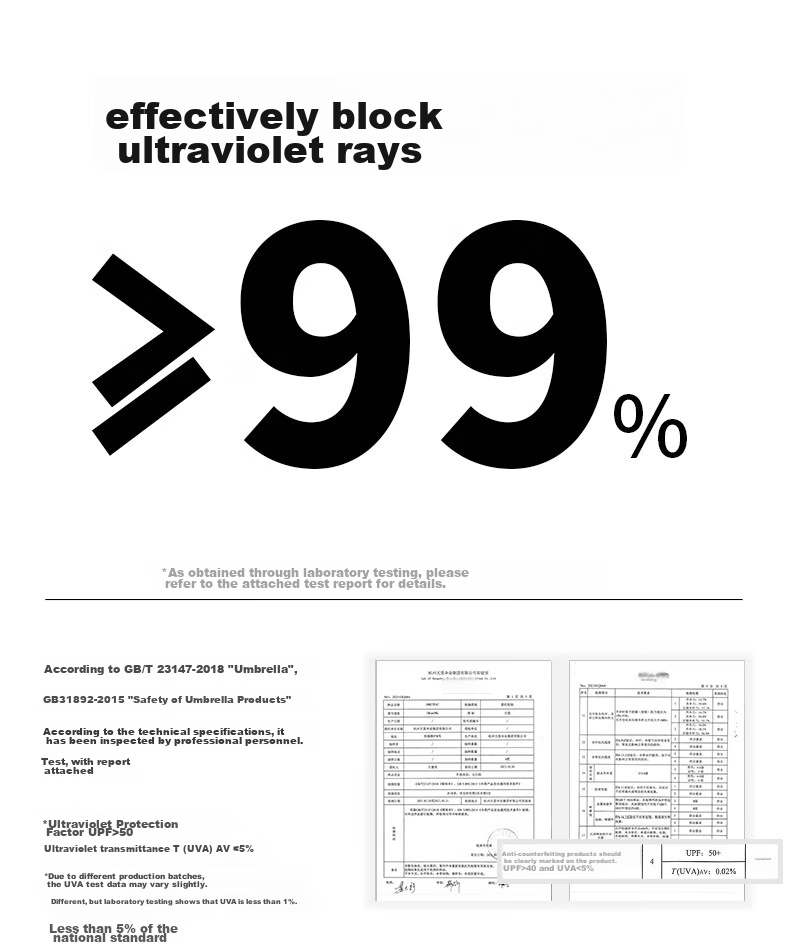 Небесный зонт, складной, 10 ребер, усиленный, защита от УФ, глубокий синий