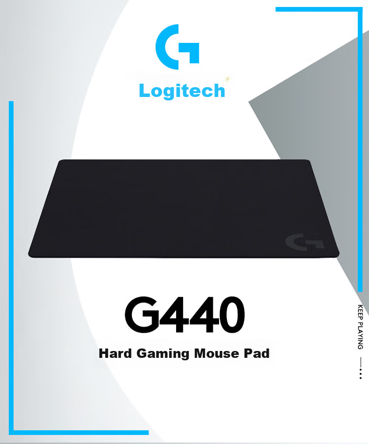 Игровой коврик G G440 Hard Gaming Mouse Pad, полиэтилен, 34.5x31.5 см, черный