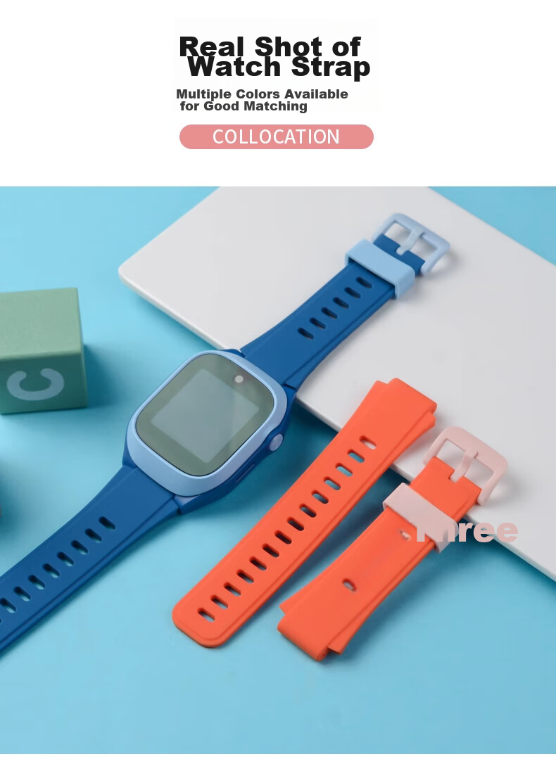 Ремешок CHENSONG для Xiaomi Mi Bunny C7A/S1/7X, силиконовый, синий, с инструментами