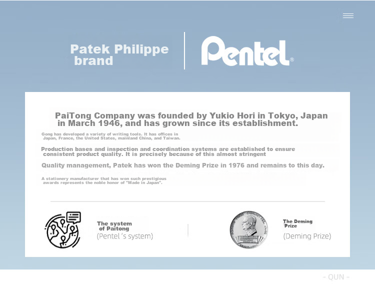 Гелевая ручка Pentel BLN75, синяя, 0.5 мм, автоматическая, пластиковый корпус, одноразовая