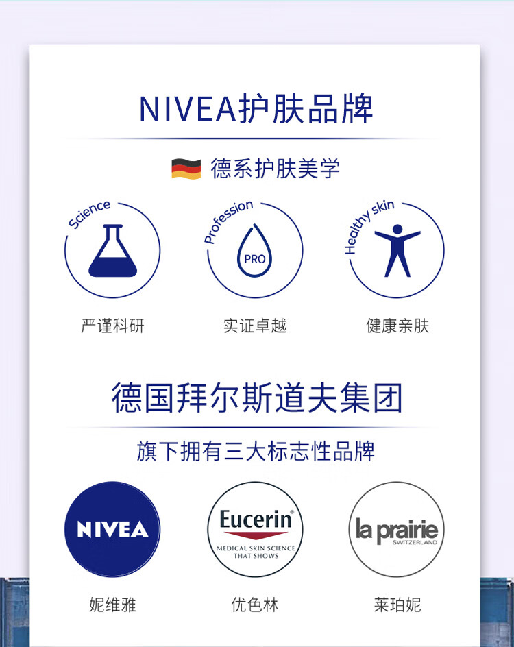妮维雅（NIVEA）护手凝露海洋精华50ml（滋润保湿 防止干裂 护手霜 ）谭松韵同款