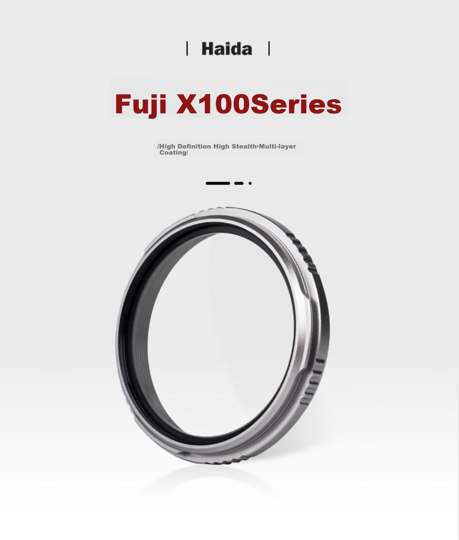 Защитный фильтр Haida NanoPro для камер Fuji X100 Series, УФ-фильтр, нейтрально-серый фильтр, черный, 49 мм