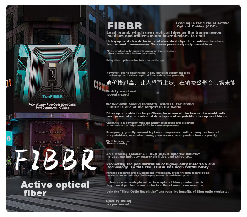 Кабель FIBBR HDMI
