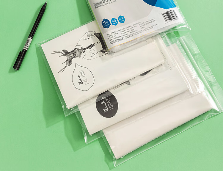 Пакеты с замком Zip-Lock Deli, 17x23 см, 40 штук, для пищевых продуктов и документов, влагостойкие