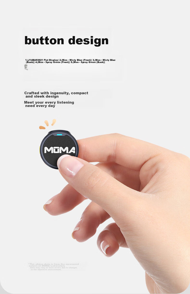 MOMA LARK MIX Беспроводной петличный микрофон для прямых трансляций, интервью и записи, с шумоподавлением, двойной канал