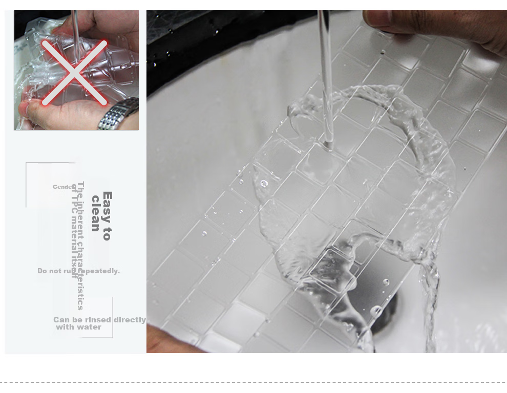 Защитная пленка для клавиатуры Jichuan Apple MacBook Air 13.3 дюйма, A1466/A1369, ультратонкая, прозрачная, водонепроницаемая, пылезащитная
