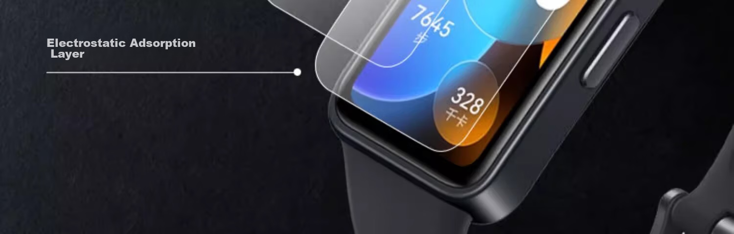 Защитный чехол Iboann для Huawei Band 9, 10, 8, прозрачный, с защитой экрана, TPU