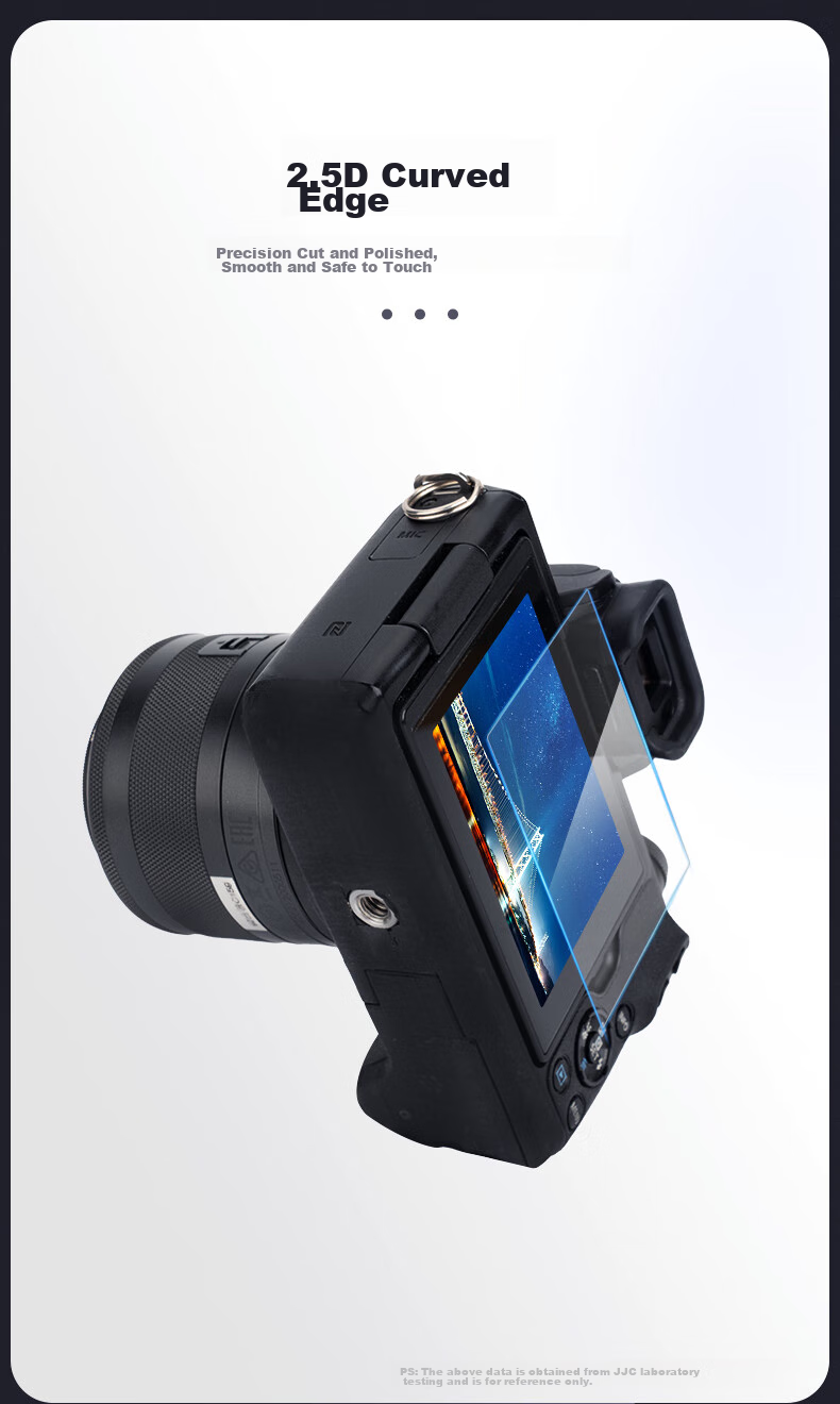 Защитное стекло JJC для камеры Canon M6 Mark II, M50, M50II, M100, G1X3, G5X2, G7X2