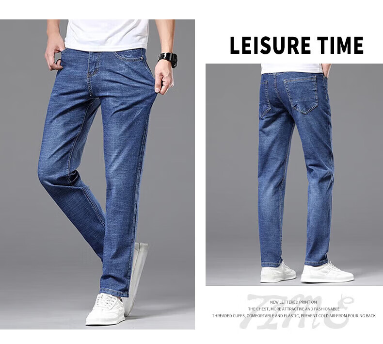 Джинсы мужские Jeanswest, утепленные, зимние, 2025, прямые, тонкие, теплые, черные, размер 29