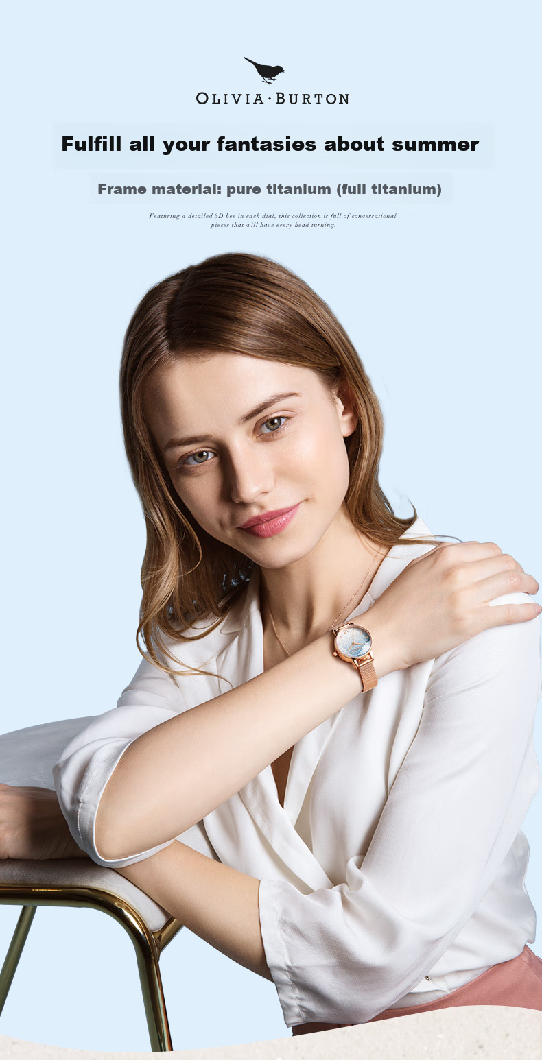 Женские часы OLIVIA BURTON Ob Self-Operated Starry Sky Western Watch, OB16EX204, синие
